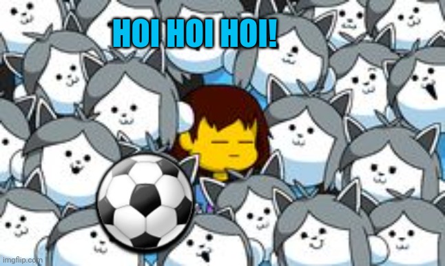 Undertale's football team | HOI HOI HOI! ⚽️ | image tagged in worst,sports,meme,ever,football,soccer | made w/ Imgflip meme maker