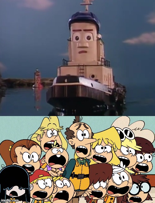 The Loud family see Oliver the Vast | image tagged in the loud house | made w/ Imgflip meme maker