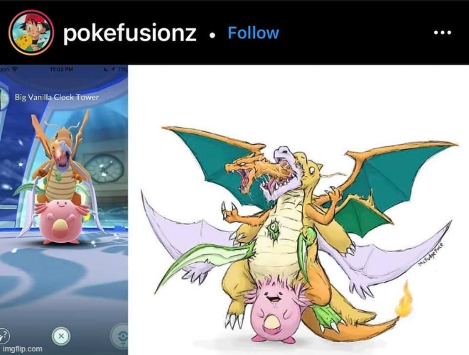 who's that pokemon | image tagged in pokefusion,pokemon,pokemon go,can't unsee,who is that pokemon,who's that pokemon | made w/ Imgflip meme maker