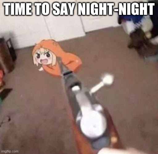 night night | TIME TO SAY NIGHT-NIGHT | image tagged in night night,meme | made w/ Imgflip meme maker