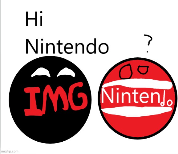 ImgFlip-ball | image tagged in companyballs,nintendo,imgflip,ball | made w/ Imgflip meme maker