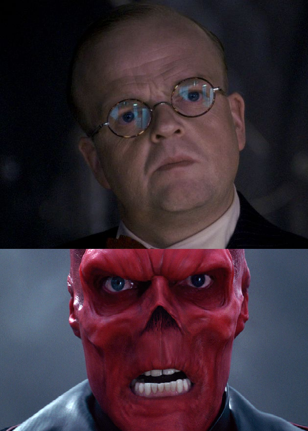 High Quality Red Skull and Zola Blank Meme Template