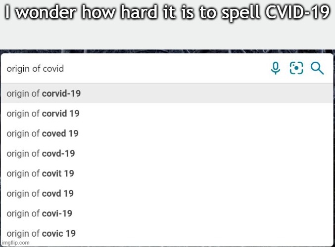 My typo was intentional :) | I wonder how hard it is to spell CVID-19 | image tagged in typos,bing,search,covid-19 | made w/ Imgflip meme maker