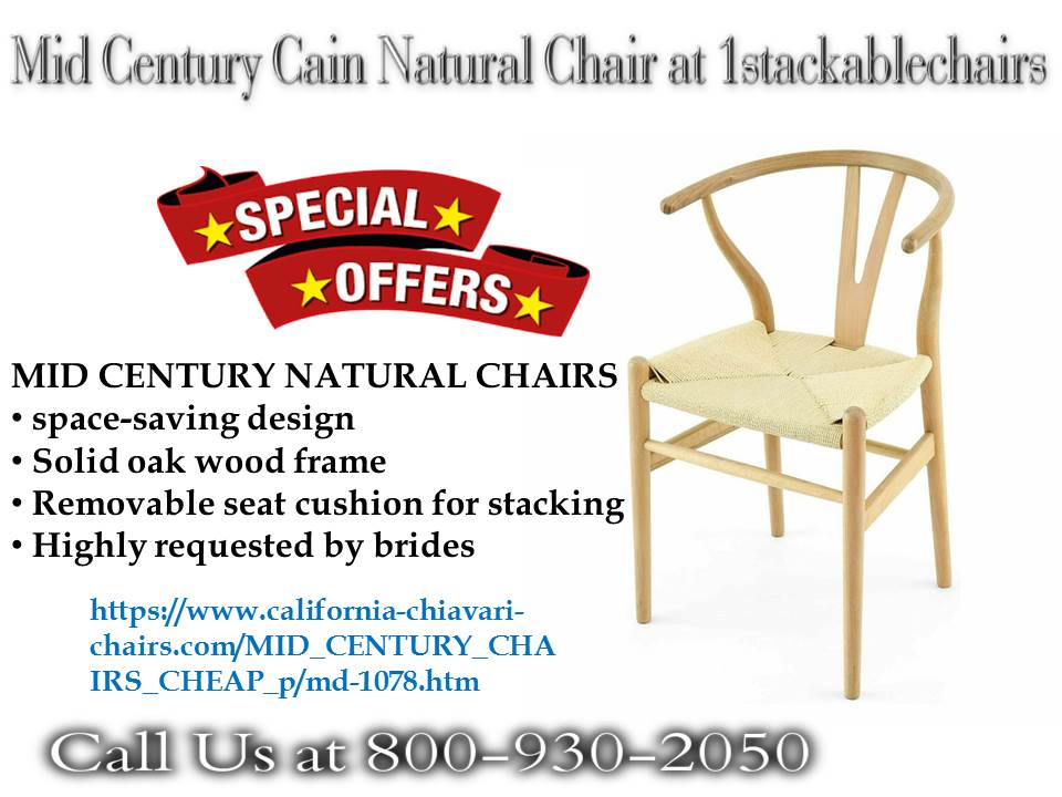 Mid Century Cain Natural Chair at 1stackablechairs Blank Meme Template
