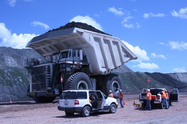 High Quality giant coal truck Blank Meme Template