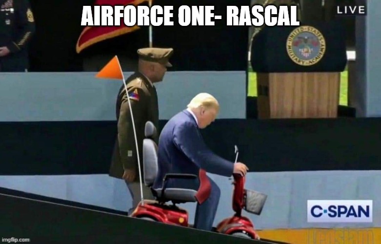 AIRFORCE ONE- RASCAL | made w/ Imgflip meme maker