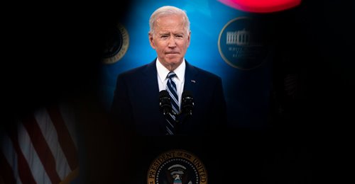 High Quality Joe Biden solemn Blank Meme Template