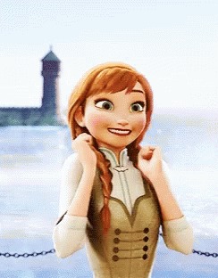 High Quality Anna frozen excited Blank Meme Template