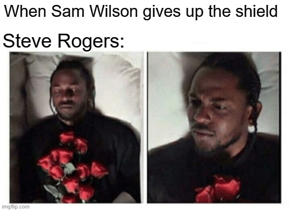 Should've kept the shield | When Sam Wilson gives up the shield; Steve Rogers: | image tagged in captain america,marvel cinematic universe,winter soldier,falcon,marvel | made w/ Imgflip meme maker