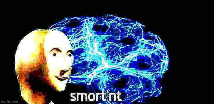 Meme man smortn't | image tagged in meme man smortn't deep-fried 2,meme man,smort,meme man smort,i am smort,deep fried | made w/ Imgflip meme maker