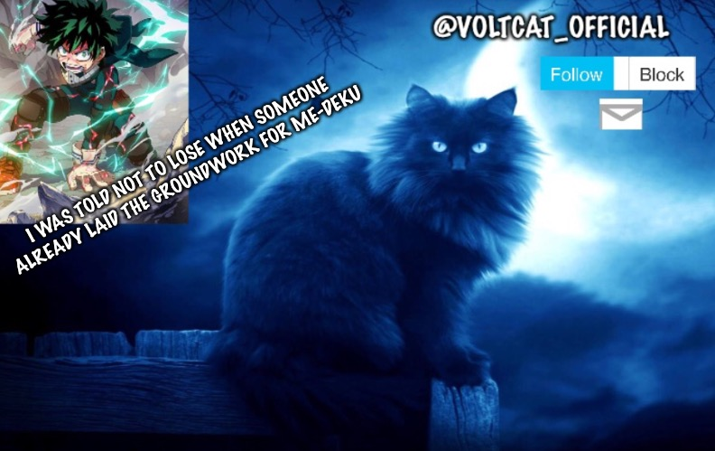 High Quality Voltcat's new template made by Oof_Calling Blank Meme Template