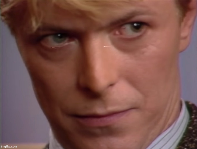David Bruwie | image tagged in david bowie,bruh | made w/ Imgflip meme maker
