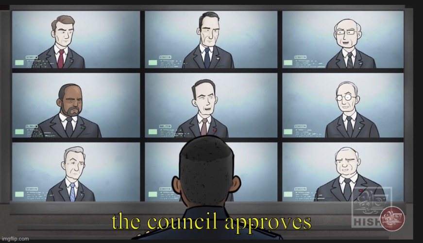 High Quality The council approves Blank Meme Template