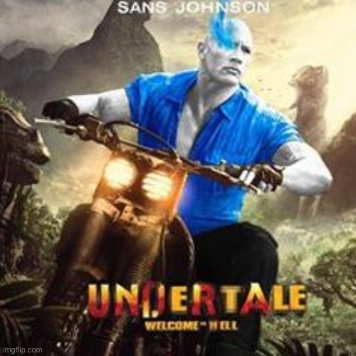 ummm | image tagged in memes,dwayne johnson,cursed image,sans,undertale | made w/ Imgflip meme maker