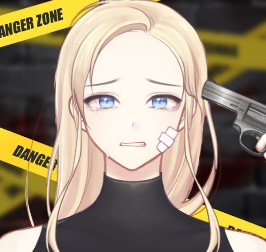 High Quality LaceyRobbins1 but in dark mode picrew Blank Meme Template