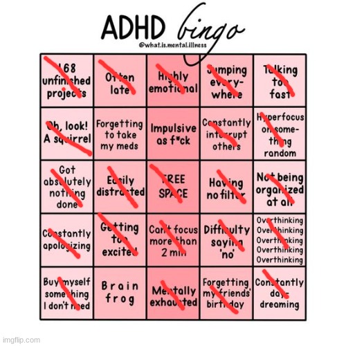 oh look at that.... | image tagged in adhd | made w/ Imgflip meme maker