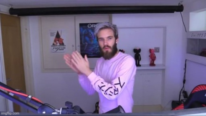 Pewdiepie meme review clap | image tagged in pewdiepie meme review clap | made w/ Imgflip meme maker