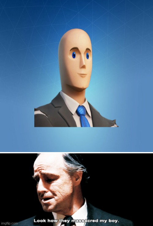 Fortnite, you have officially carried it too far. | image tagged in memes,blank transparent square,look how they massacred my boy | made w/ Imgflip meme maker