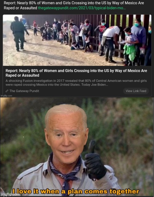 "president" biden his time and the leftists love the border crisis and encourage it | image tagged in joe biden,traitors,election fraud,border wall,secure the border,human trafficking | made w/ Imgflip meme maker