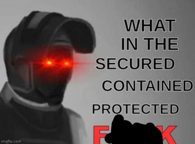 WTF SCP (Censored) | image tagged in wtf scp censored | made w/ Imgflip meme maker