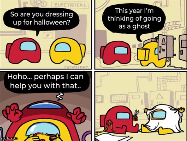 I saw this meme it was cute | image tagged in memes,cute,among us,halloween | made w/ Imgflip meme maker