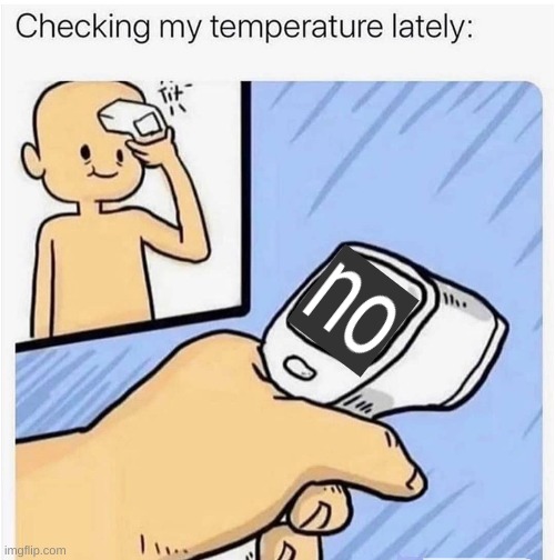 Why Is My Temperature No | image tagged in i have no idea what i am doing | made w/ Imgflip meme maker