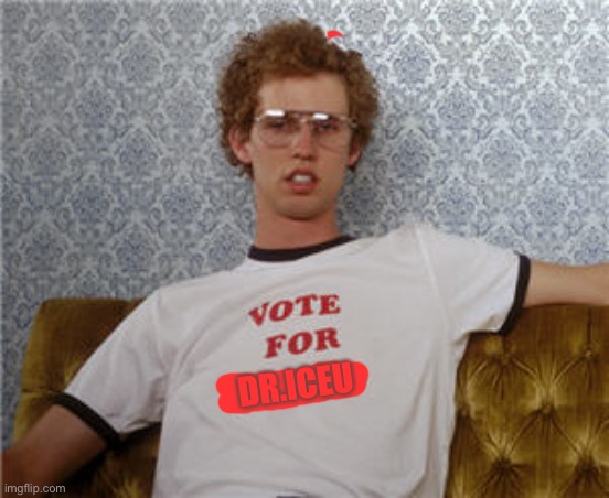 Vote for pedro  | DR.ICEU | image tagged in vote for pedro | made w/ Imgflip meme maker