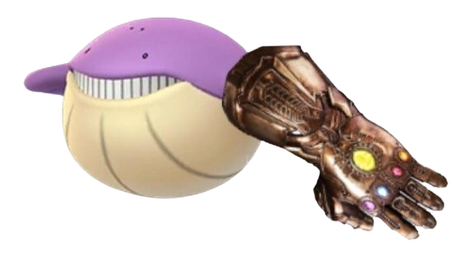 Thanos Wailmer transparent Blank Meme Template