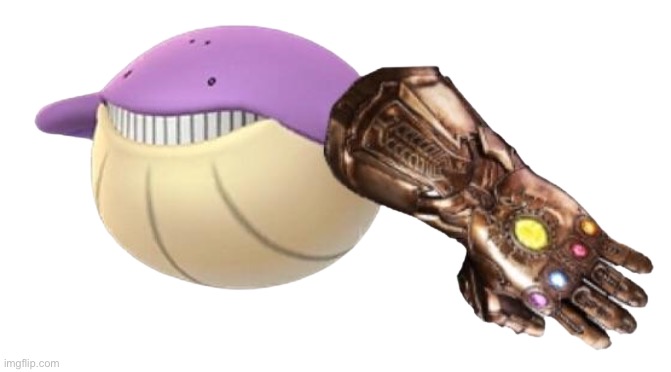 Thanos Wailmer transparent | image tagged in thanos wailmer transparent | made w/ Imgflip meme maker