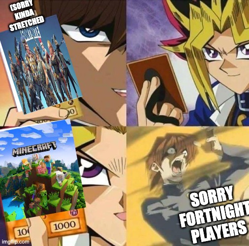 :P | (SORRY KINDA STRETCHED; SORRY FORTNIGHT PLAYERS | image tagged in yugioh card draw | made w/ Imgflip meme maker