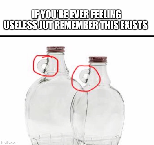 IF YOU’RE EVER FEELING USELESS JUT REMEMBER THIS EXISTS | image tagged in funny,memes,funny memes,maple syrup,weird | made w/ Imgflip meme maker