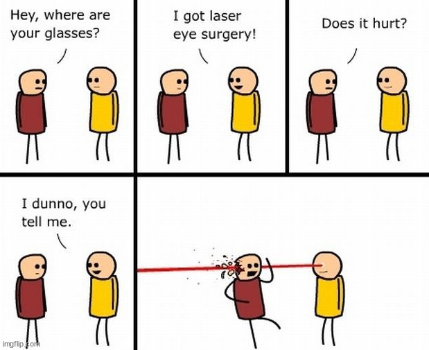 Laser | image tagged in comics/cartoons | made w/ Imgflip meme maker