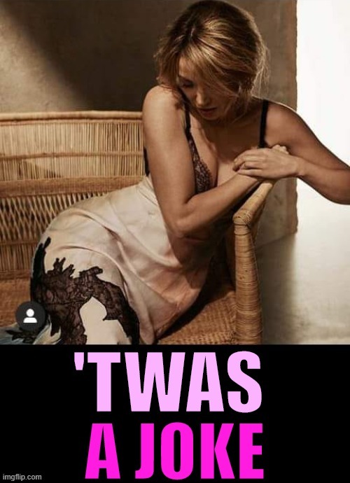 Kylie t'was a joke | image tagged in kylie t'was a joke | made w/ Imgflip meme maker