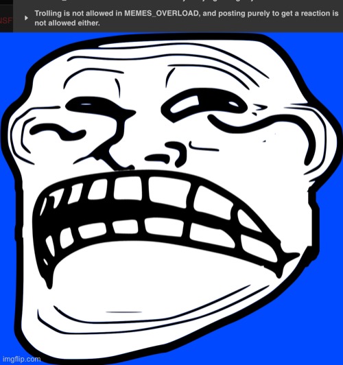 Troll face becoming sad on Make a GIF