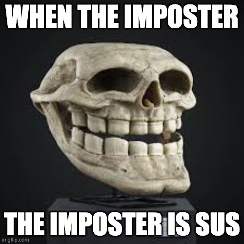 ? | WHEN THE IMPOSTER; THE IMPOSTER IS SUS | made w/ Imgflip meme maker