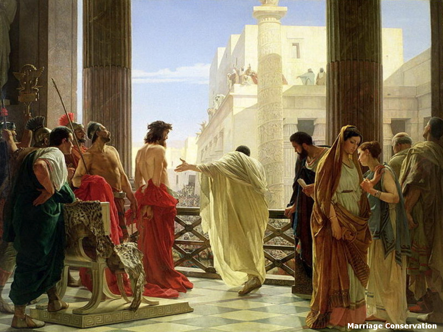 Ecce Homo by Ciseri Blank Meme Template