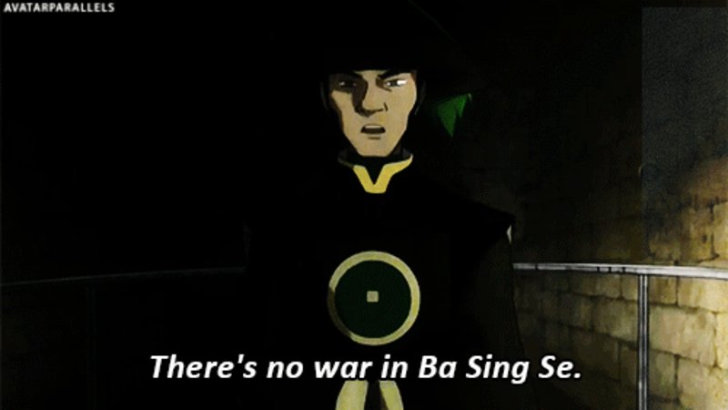 There is no war in Ba Sing Se Blank Meme Template