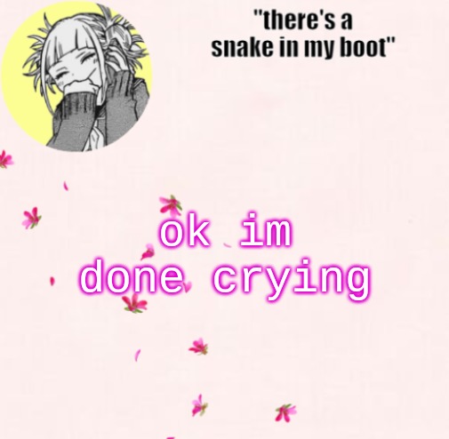 ua_worm announcement | ok im done crying | image tagged in ua_worm announcement | made w/ Imgflip meme maker