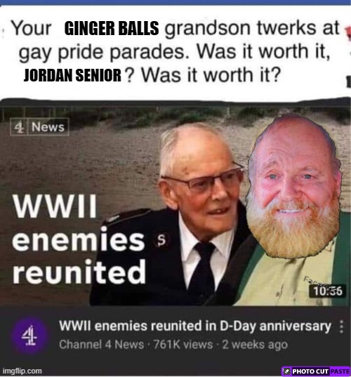 GINGER BALLS; JORDAN SENIOR | made w/ Imgflip meme maker