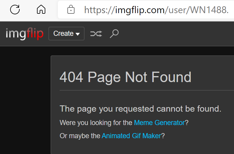 WN1488. 404'd Blank Meme Template