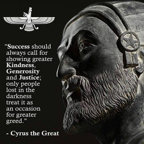 High Quality Cyrus the Great inspirational Blank Meme Template