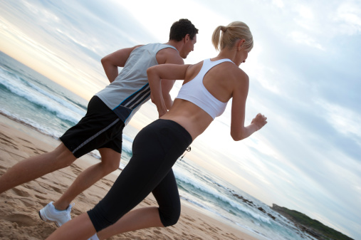 High Quality Couple jogging Blank Meme Template