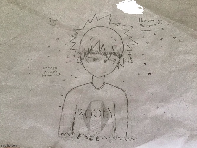 My other drawing of Bakugou (Another of the many) (I miss Bakugou too much) | made w/ Imgflip meme maker