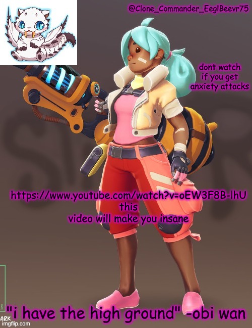 https://www.youtube.com/watch?v=oEW3F8B-lhU | dont watch if you get anxiety attacks; https://www.youtube.com/watch?v=oEW3F8B-lhU this video will make you insane | image tagged in clone commander's 4th annoucement template | made w/ Imgflip meme maker