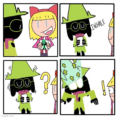 Reupload to to issues | image tagged in deltarune,earthbound,comics/cartoons,ralsei,paula,memes | made w/ Imgflip meme maker
