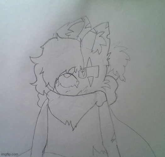 A recent uncolored drawing of Wintershade, which im gonna change | made w/ Imgflip meme maker
