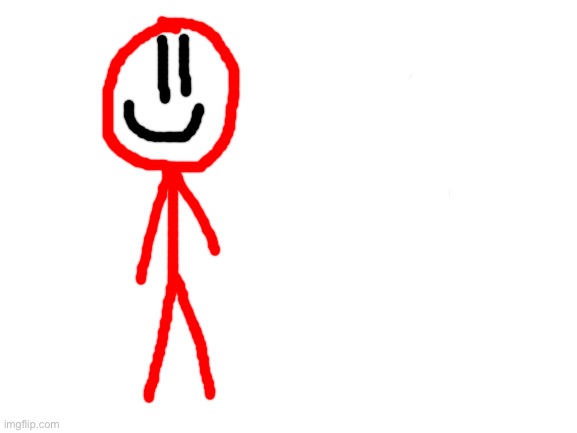 Since people are showing old drawings, ima show you Stickdanny’s old look before the changes over the years | image tagged in blank white template | made w/ Imgflip meme maker