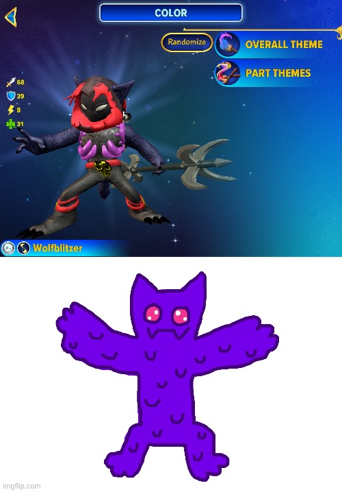 The bottom one is named Inky. Based off the Draw A Stickman games. | made w/ Imgflip meme maker