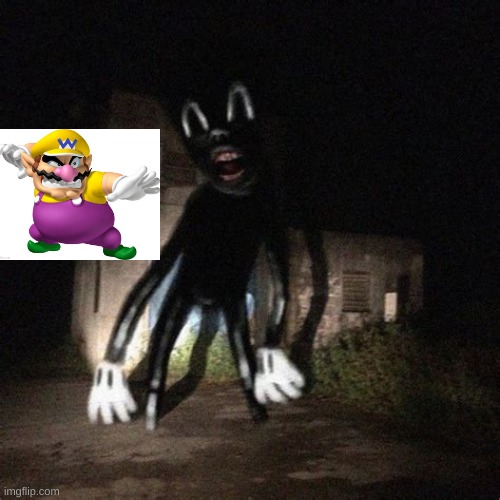 Wario dies after getting in a fight with Cartoon Cat.mp4 | image tagged in wavy cartoon cat | made w/ Imgflip meme maker