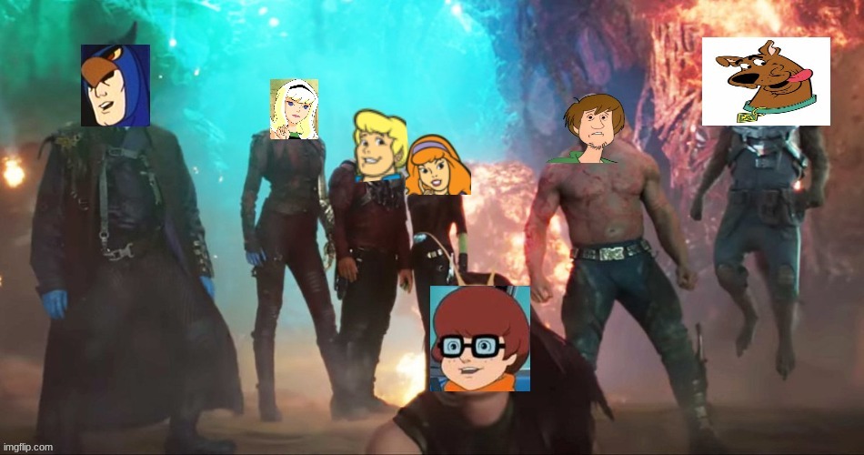 looks about right | image tagged in scooby doo,guardians of the galaxy vol 2 | made w/ Imgflip meme maker